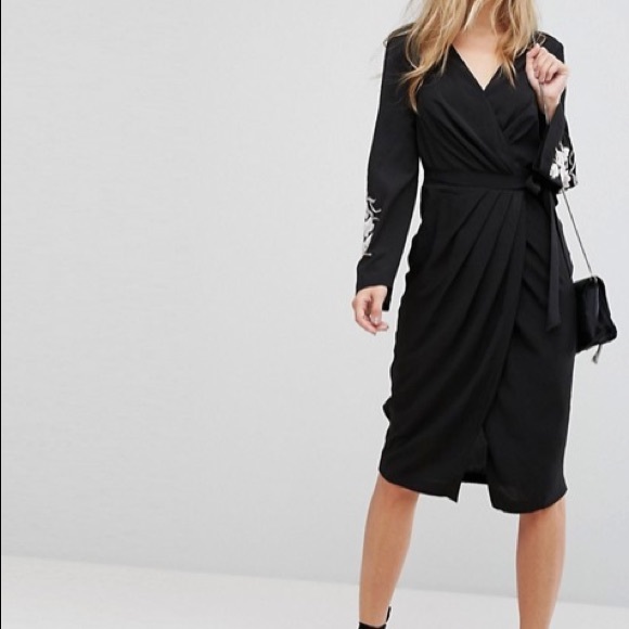 ASOS Dresses & Skirts - Forever New Wrap Front Midi Dress
